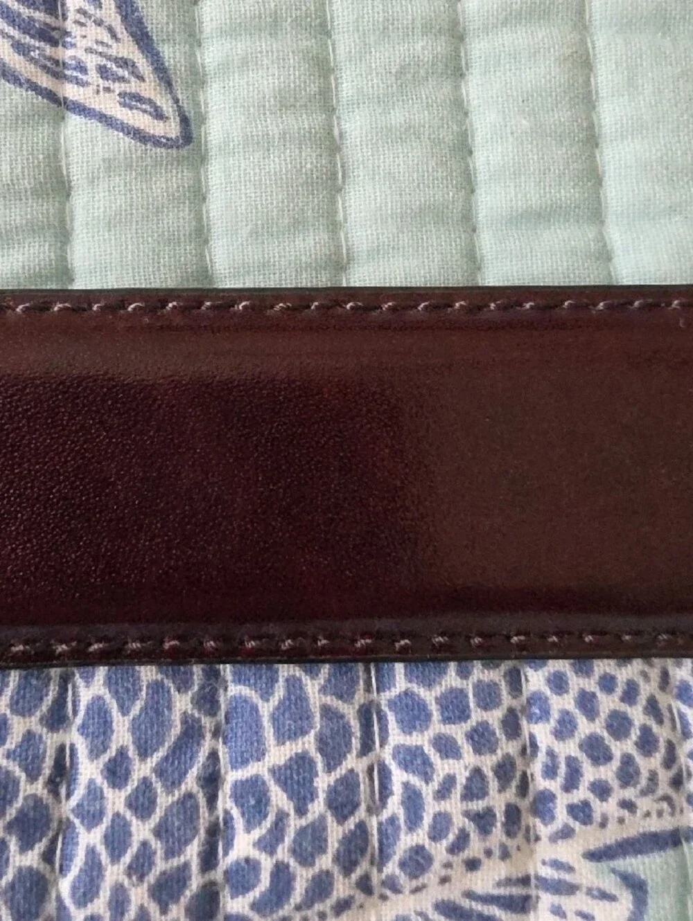 Jos.A Bank Gold Buckle Belt Cordova Size 40